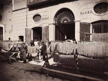 Fabrique de macaroni, Naples