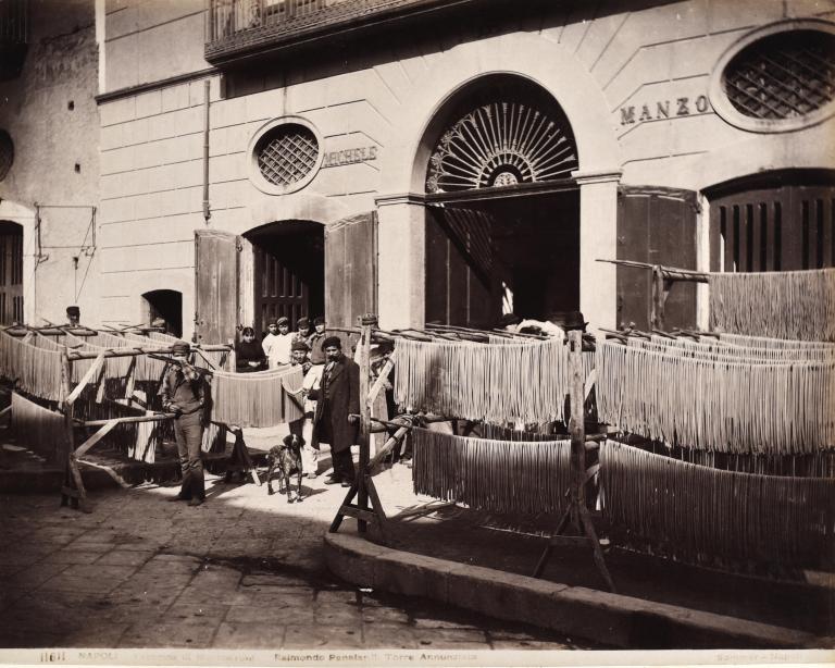 Fabrique de macaroni, Naples