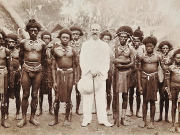 A set of six photographs, Astrolabe Bay, German New-Guinea