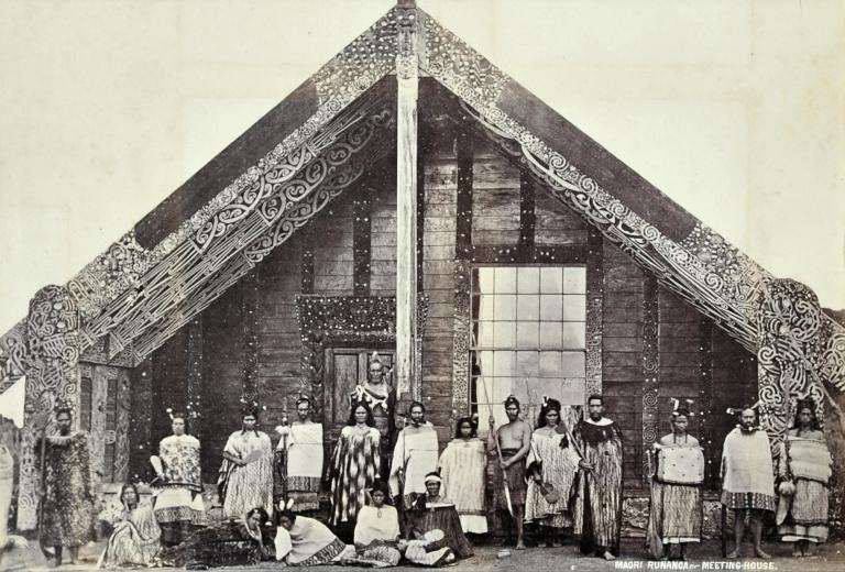 Maison de réunion maorie (Runanga)