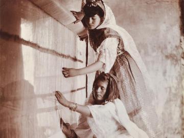 Jeunes filles tissant (Biskra)