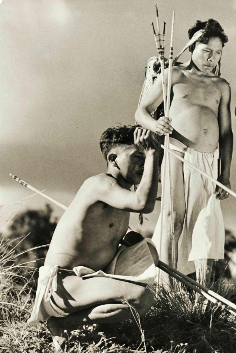 Deux chasseurs indiens, embouchure du fleuve Amazone