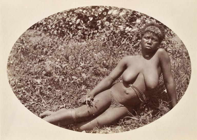 Portrait of a Zulu young woman