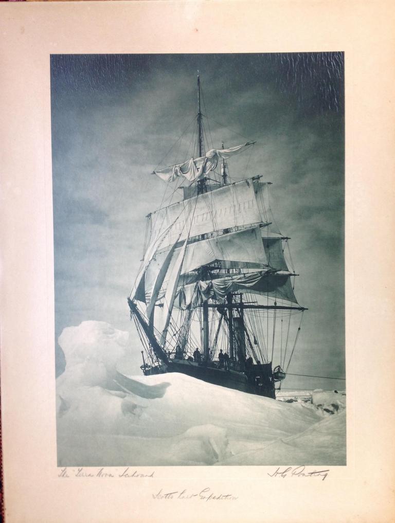 Le Terra Nova icebound in the pack, 13 December 1910