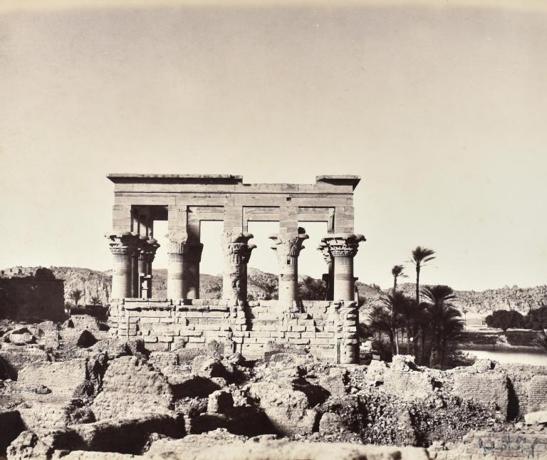Temple at Philae, view from the side, Upper Egypt