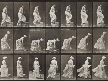 Femmes marchant, planche d'Animal Locomotion