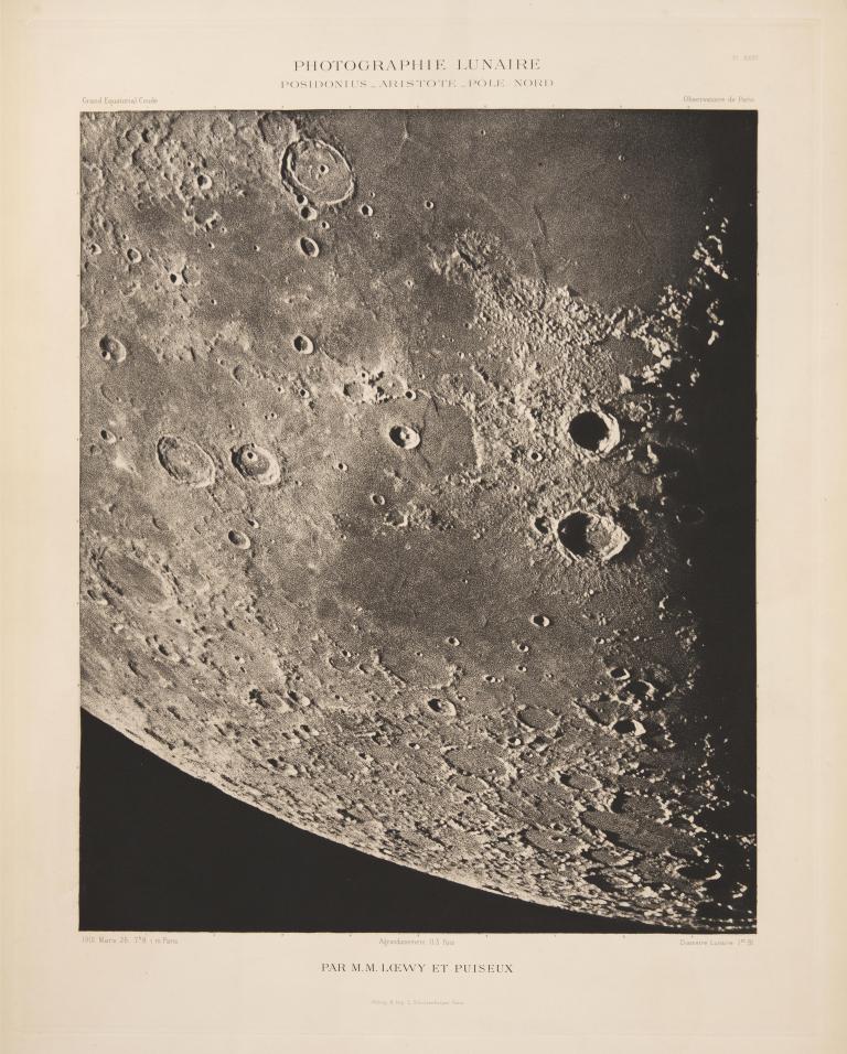 Lune, Posidonius, Aristote, Pôle Nord